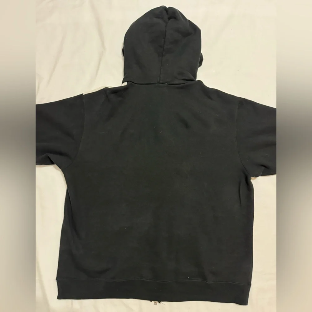 VTG A Bathing Ape BAPE Digital Print Y2K Stars Nigo Parka Zip Hoodie RARE BLACK - Picture 13 of 16